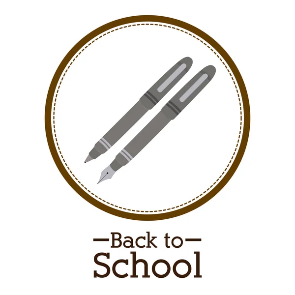 Back to school design — Stock Vector