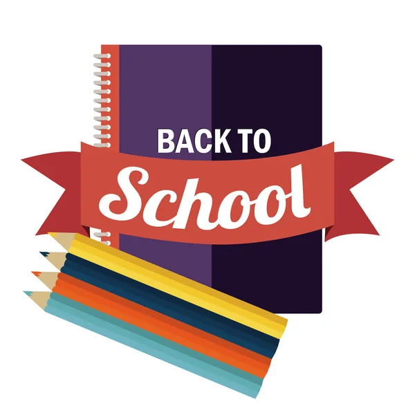 Back to school design — Stock Vector