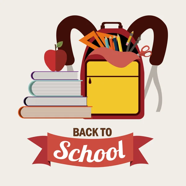 Back to school design — Stock Vector