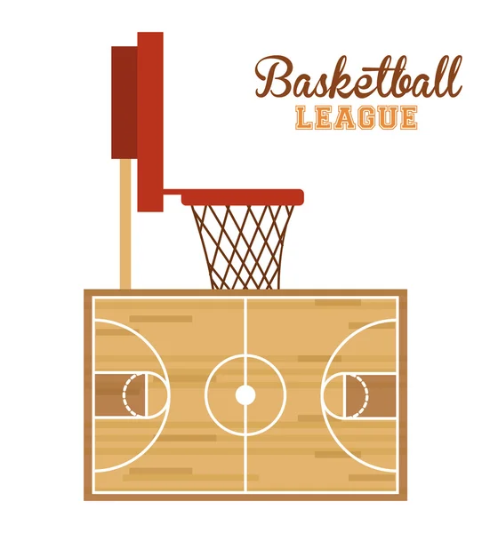 Basketbalové konstrukce — Stockový vektor