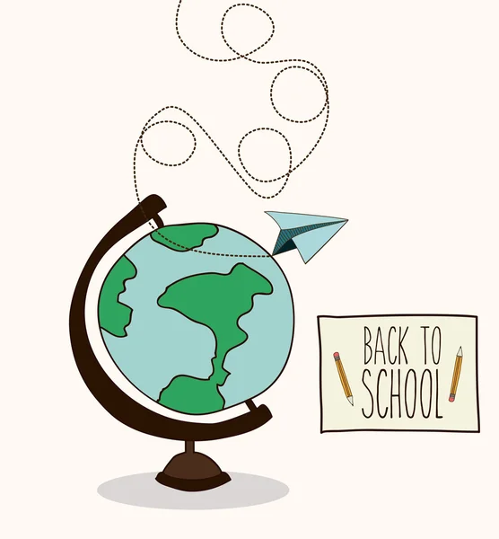 Back to school design — Stock Vector