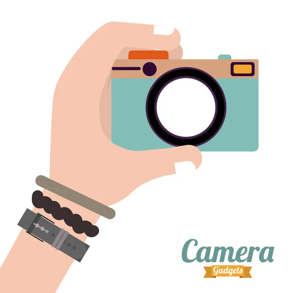 Ontwerp van de camera — Stockvector