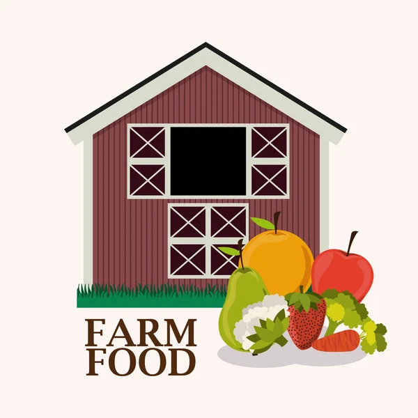 Farm Food design — Stock Vector