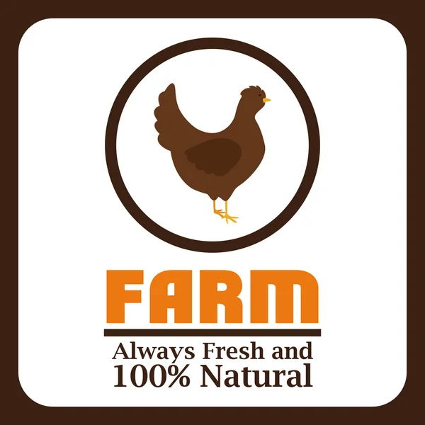 Farm food design — Stock vektor