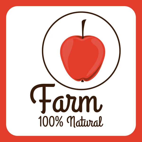 Farm Food design — Stock Vector