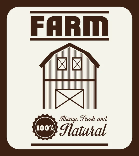 Farm food design — Stock vektor