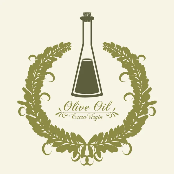 Progettazione olio d'oliva — Vettoriale Stock