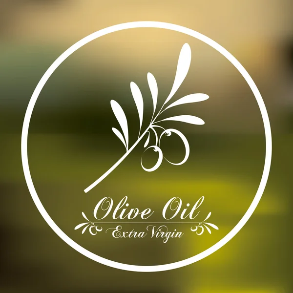 Progettazione olio d'oliva — Vettoriale Stock