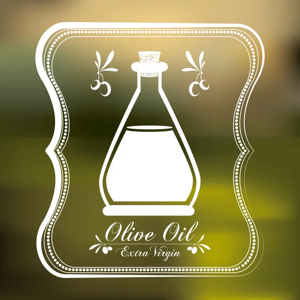 Diseño del aceite de oliva — Vector de stock