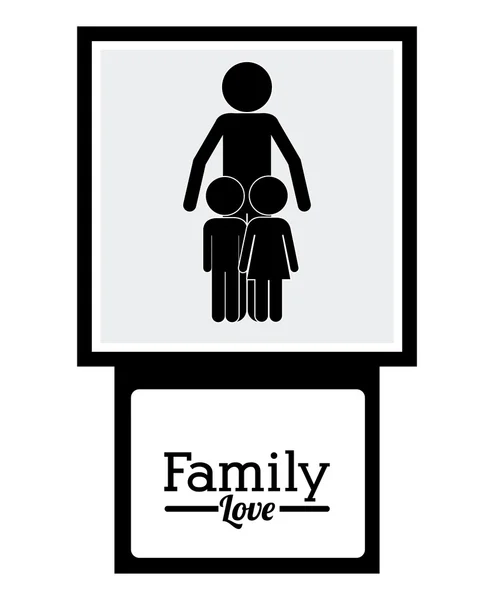 Familie design – Stock-vektor