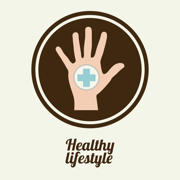 Healthy Lifestyle design — Stock Vector