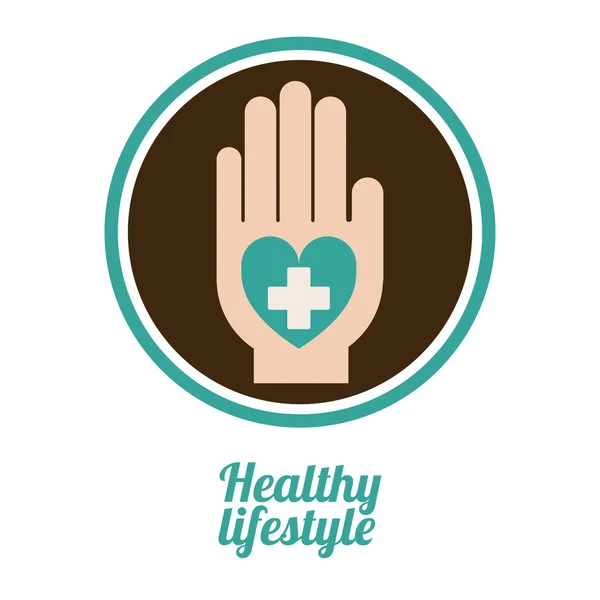 Healthy Lifestyle design — Stock Vector