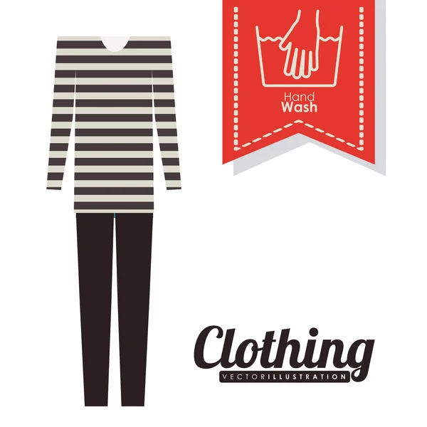 Design de roupas — Vetor de Stock