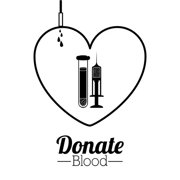 血液捐赠设计 — 图库矢量图片