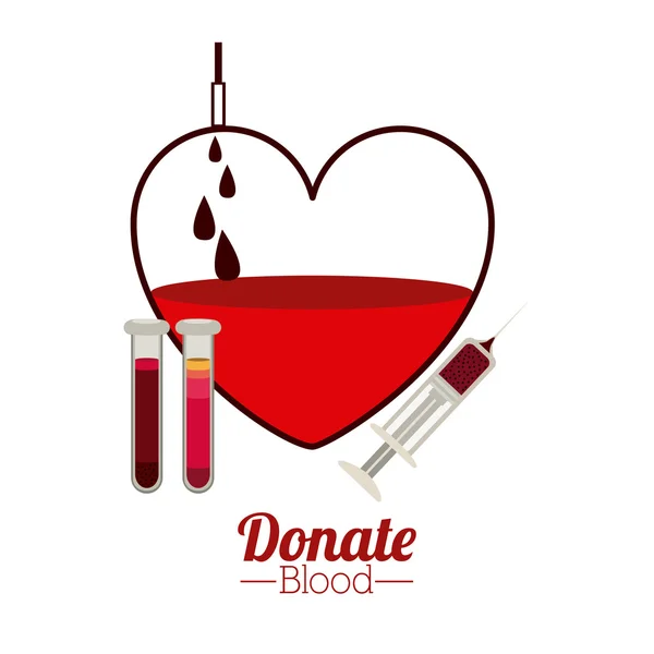 Дизайн Донорство крові — стоковий вектор