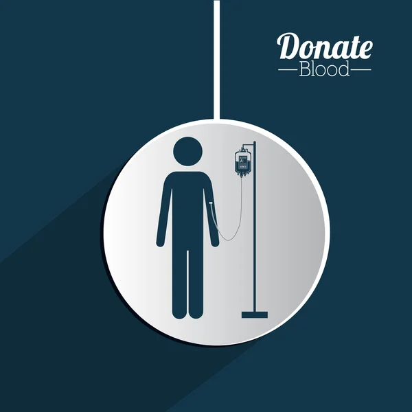 रक्तदान डिजाइन — स्टॉक वेक्टर