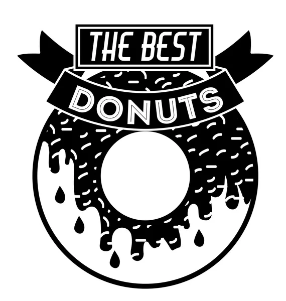 Donuts Diseño de tienda — Vector de stock