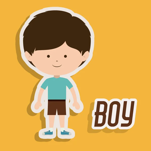 Boy design — Stock Vector