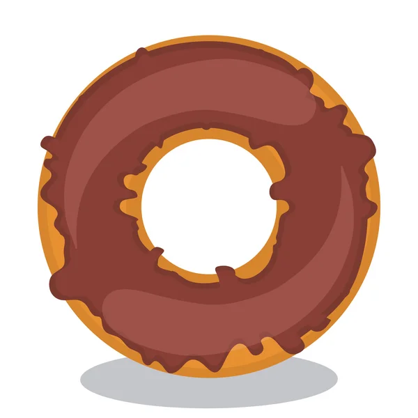 Diseño de donut — Archivo Imágenes Vectoriales