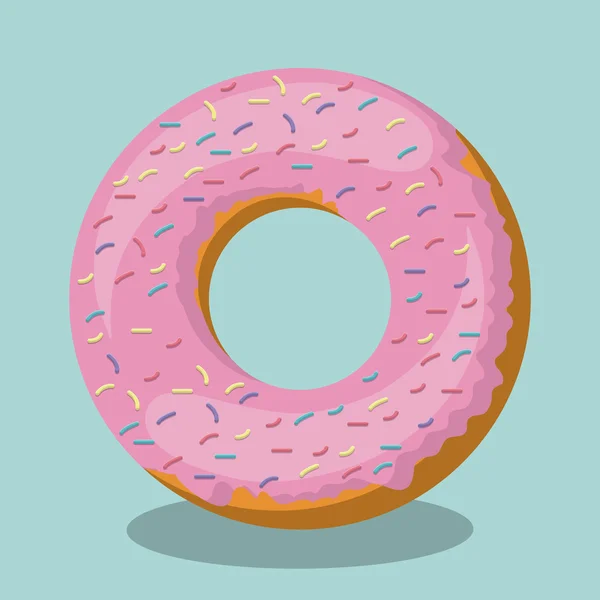 Design de donut — Vetor de Stock