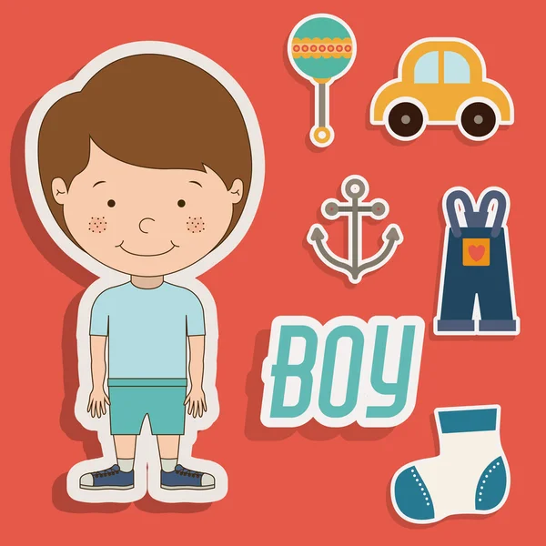 Boy design — Stock Vector