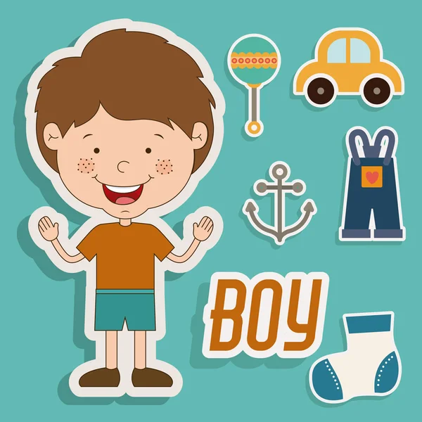 Boy design — Stock Vector