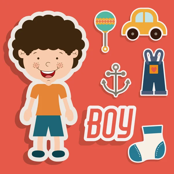 Boy design — Stock Vector