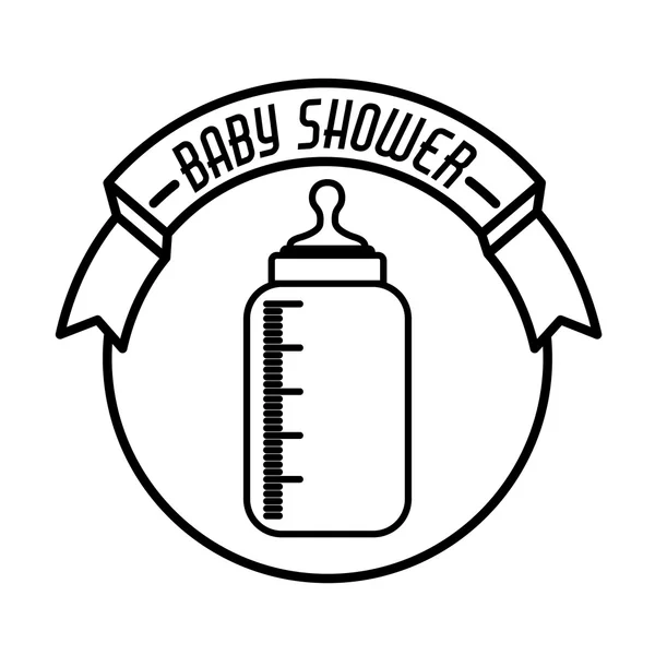 Conception de douche bébé — Image vectorielle