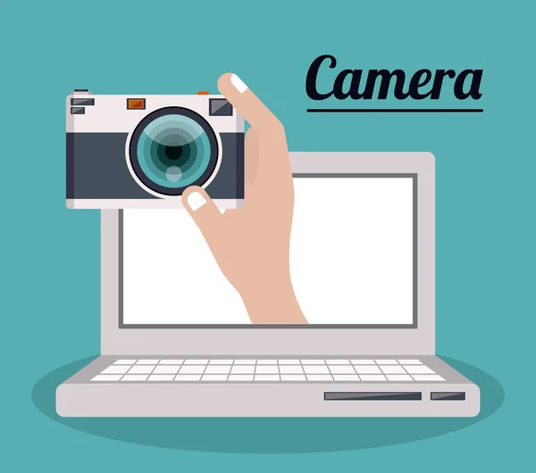 Camera design — Stock Vector