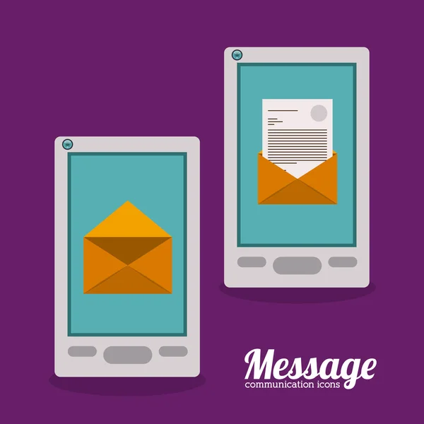 Message design — Stock Vector