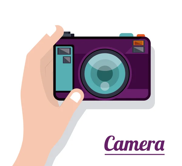 Progettazione della fotocamera — Vettoriale Stock