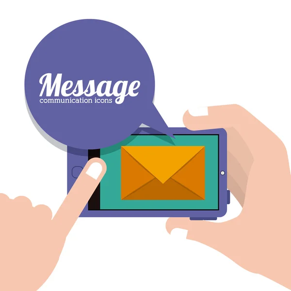 Message design — Stock Vector