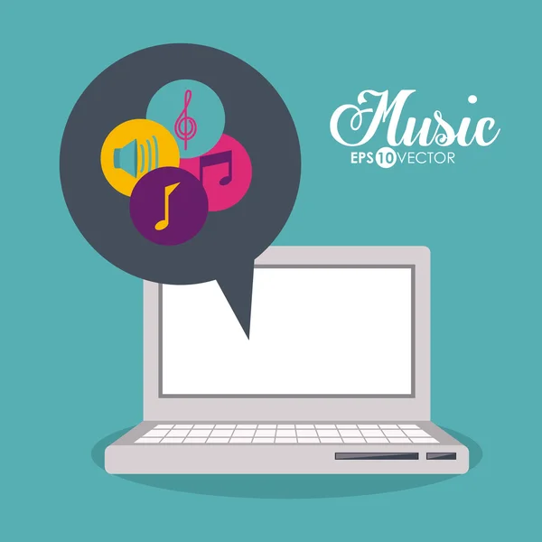 Music design — Stock Vector