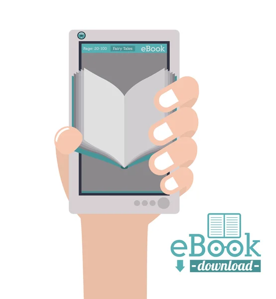 Design de ebook — Vetor de Stock