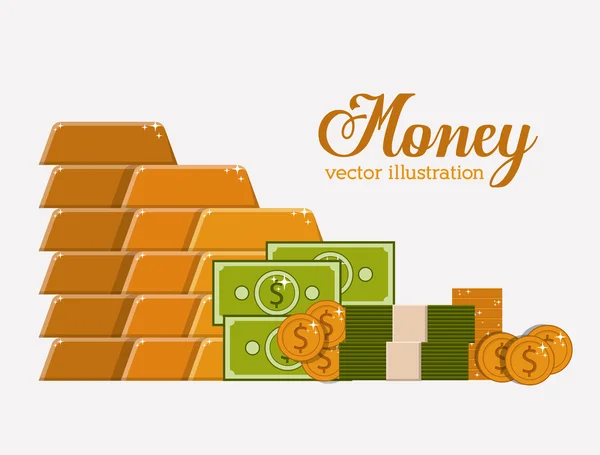 Diseño de dinero — Vector de stock