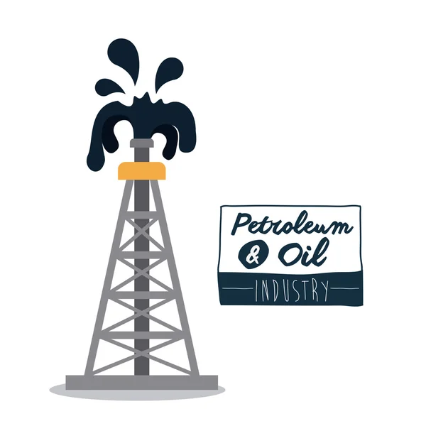 Öl und Erdöl — Stockvektor