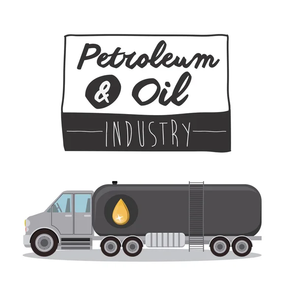 Petrolio e petrolio — Vettoriale Stock