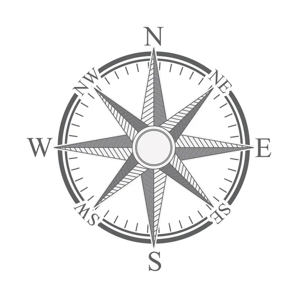 Projekt kompasu — Wektor stockowy