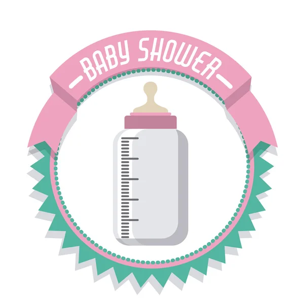 Conception de douche bébé — Image vectorielle