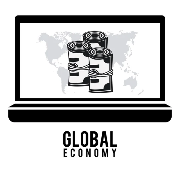Світова економіка дизайн — стоковий вектор