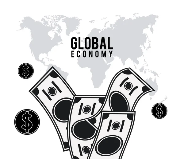 Concepção da economia global —  Vetores de Stock