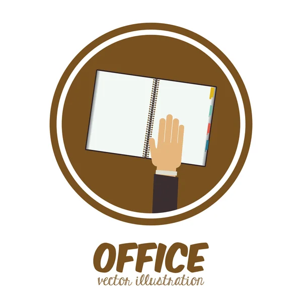 Conception de bureau — Image vectorielle