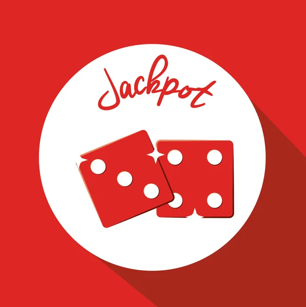 Jackpot design — Stockový vektor