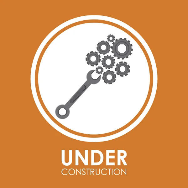 Under construction design — Stock Vector