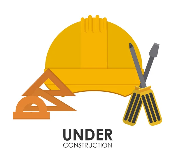 Under construction design — Stock Vector