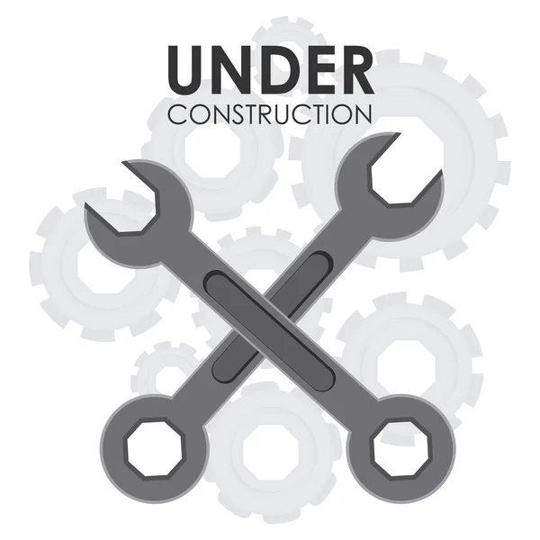 Under construction design — Stock Vector