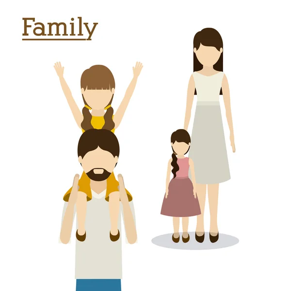 Family design — Stock Vector