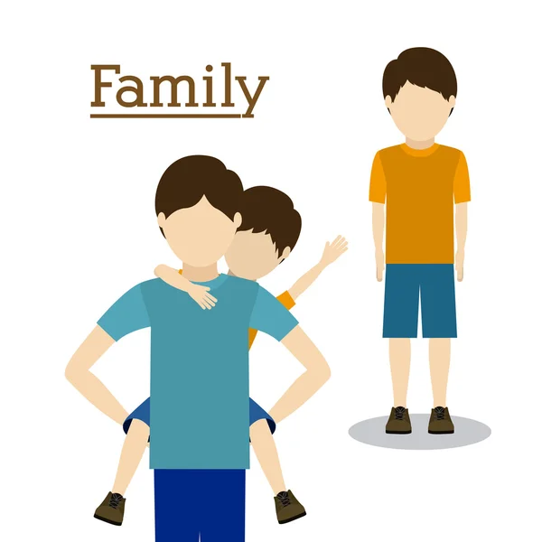 Familie ontwerp — Stockvector