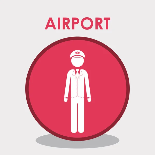 Αεροδρόμιο σχεδιασμού — Διανυσματικό Αρχείο