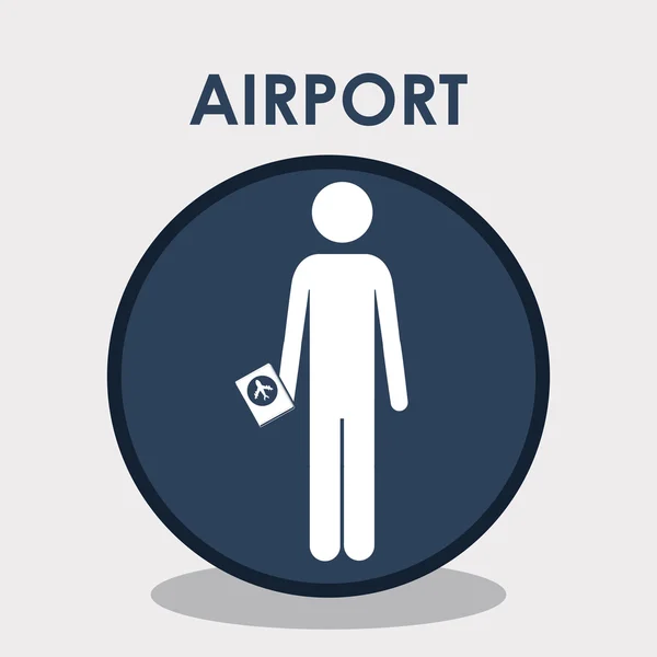 Αεροδρόμιο σχεδιασμού — Διανυσματικό Αρχείο